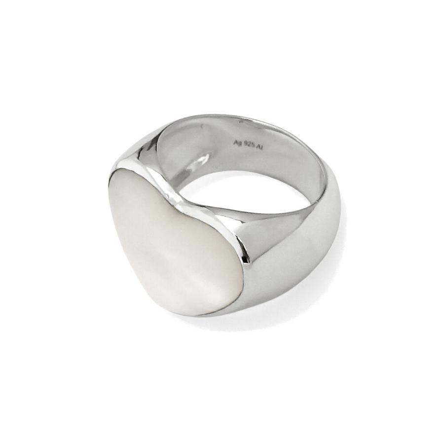 ANNIKA INEZ（アニカイネズ） パールハートリング ラージ 指輪 Pearl