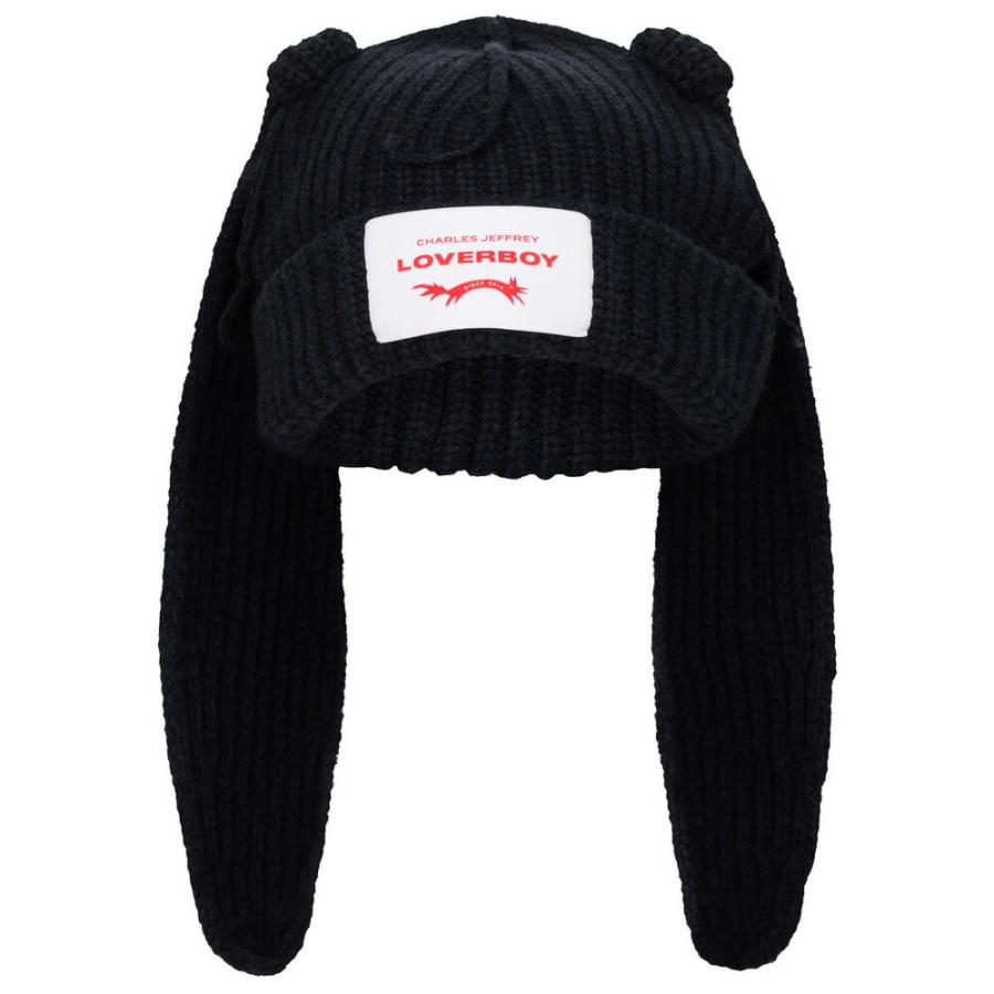 ソ*リ様 CHARLES JEFFREY LOVERBOY うさぎ耳付きニット帽 CHARLES JEFFREY LOVERBOY（チャールズジェフリーラバーボーイ
