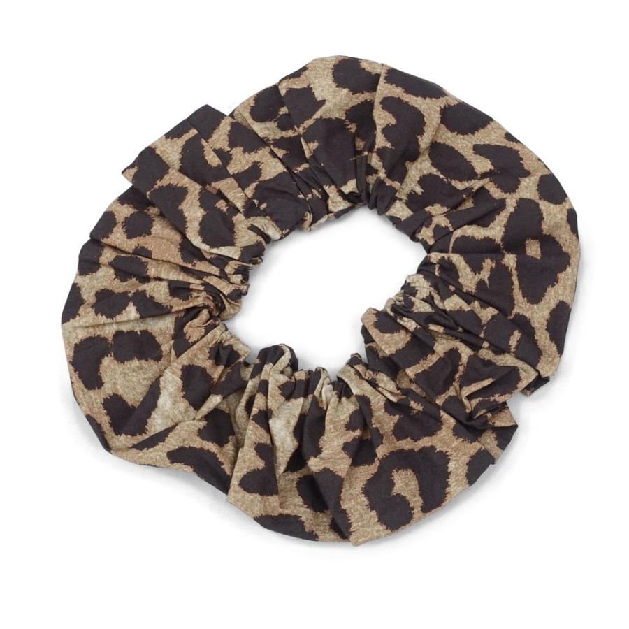 【新品未使用】　GANNI / ガニー　シュシュ GANNI（ガニー） シュシュ レオパード Printed Cotton Scrunchie