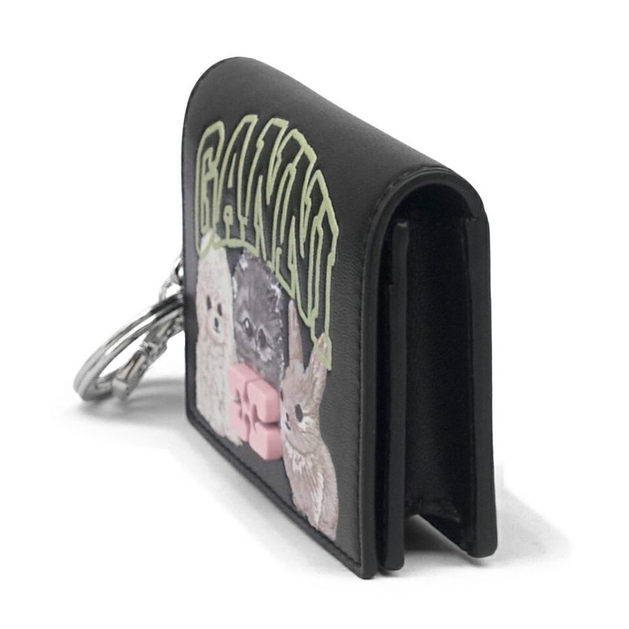 【GANNI】ガニー カードケース ケース ポーチ ブラック ウォレット GANNI 【並行輸入品】ガニ― ストラップ付財布 ウォレット