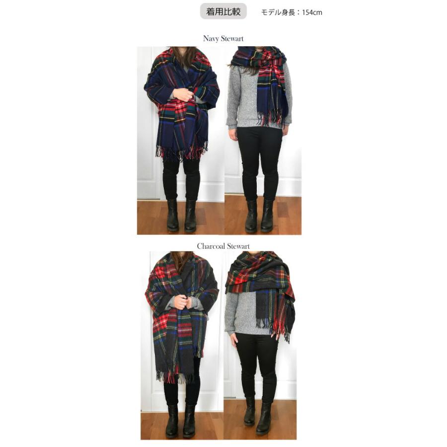 Glen Prince（グレンプリンス） 大判ストール スカーフ マフラー