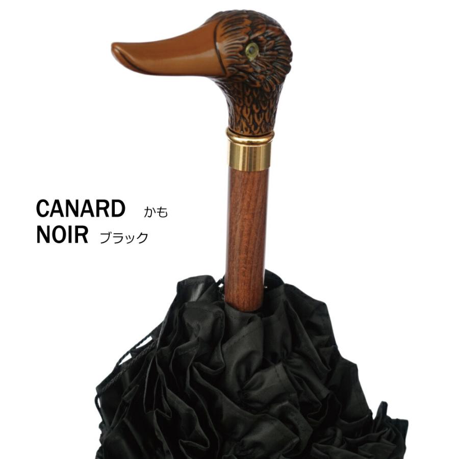 Guy de Jean ギィ・ドゥ・ジャン フリル付どうぶつモチーフ長傘 tete