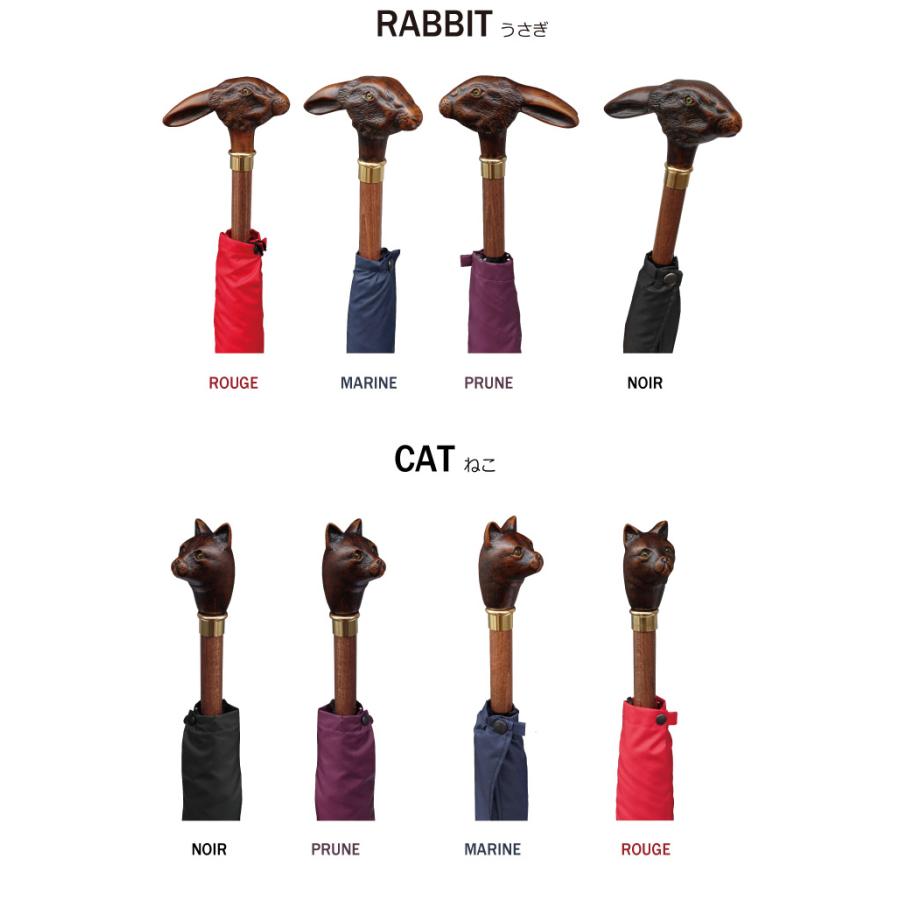 Guy de Jean（ギィドゥジャン） どうぶつモチーフ長傘 tete アニマル