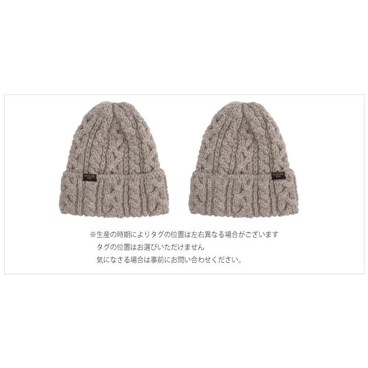 Highland2000 別注 BOBCAP スモールタグ付き ニットキャップ ウール 100% プレゼントにも  ハイランド2000  ニット帽 ボブキャップ｜daytripper｜06