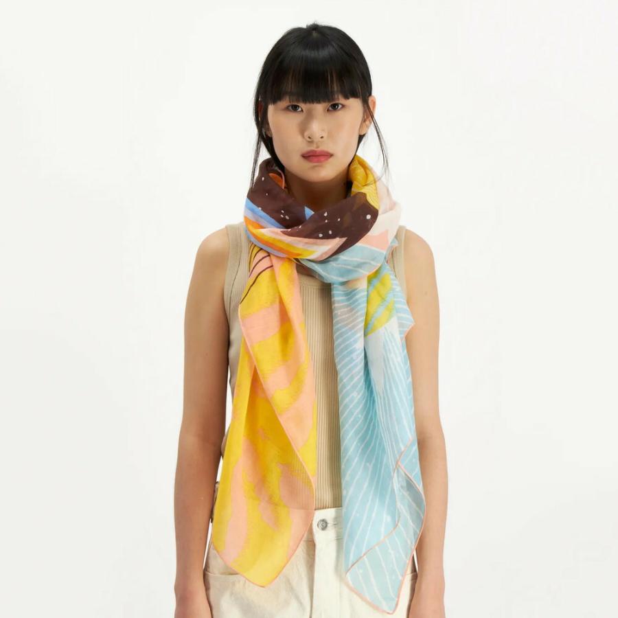 INOUI EDITIONS イヌイエディションズ 80%コットン 20%シルクストール 