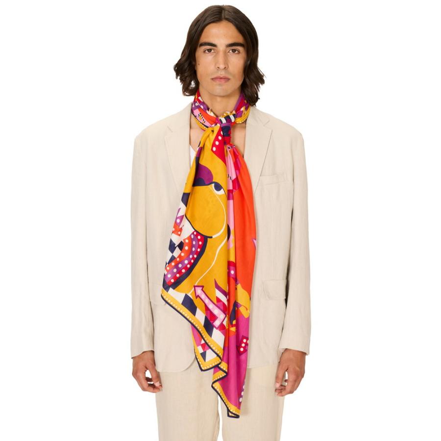 イヌイエディションズ ストール コットンシルク 美品 新品タグ付】イヌイエディションストール コットンシルク