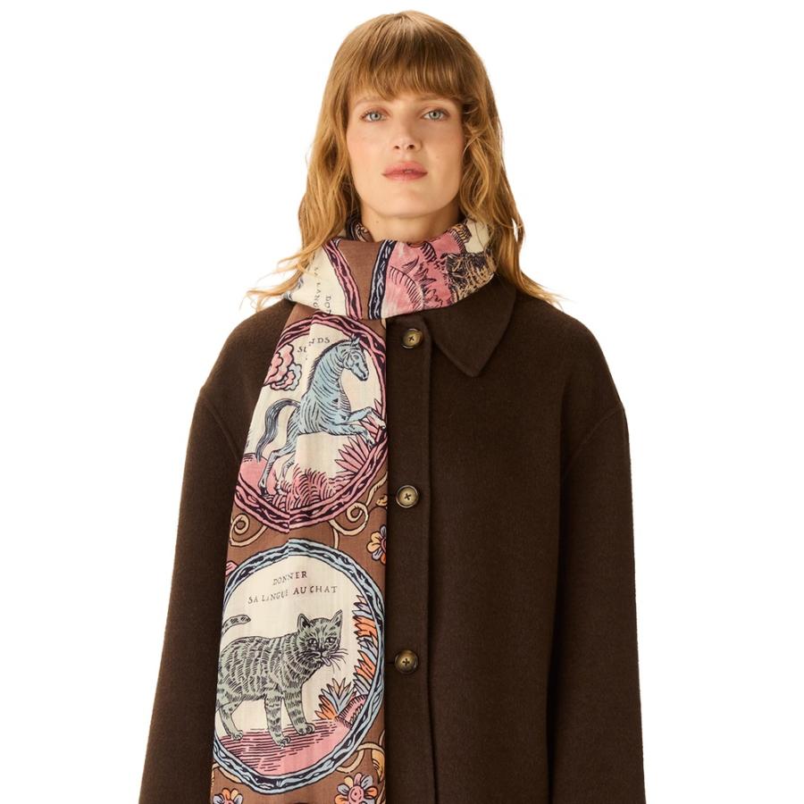 INOUI EDITIONS カシミヤ混大判ストール 100x190cm 楽天市場】大判 ストール ウール ストール 冷房対策 UVカット