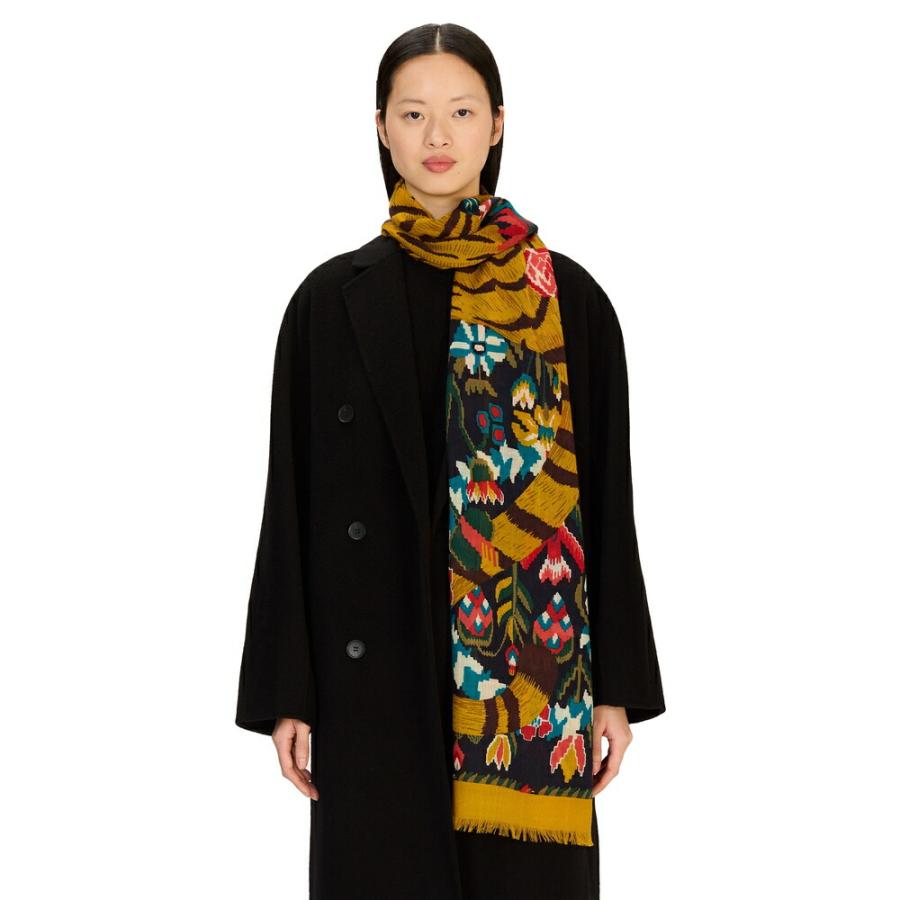 INOUI EDITIONS イヌイエディションズ 100%ウールストール JORGEN 100% washable wool スカーフ 70cm×190cm ヨルゲン ET22JORの画像