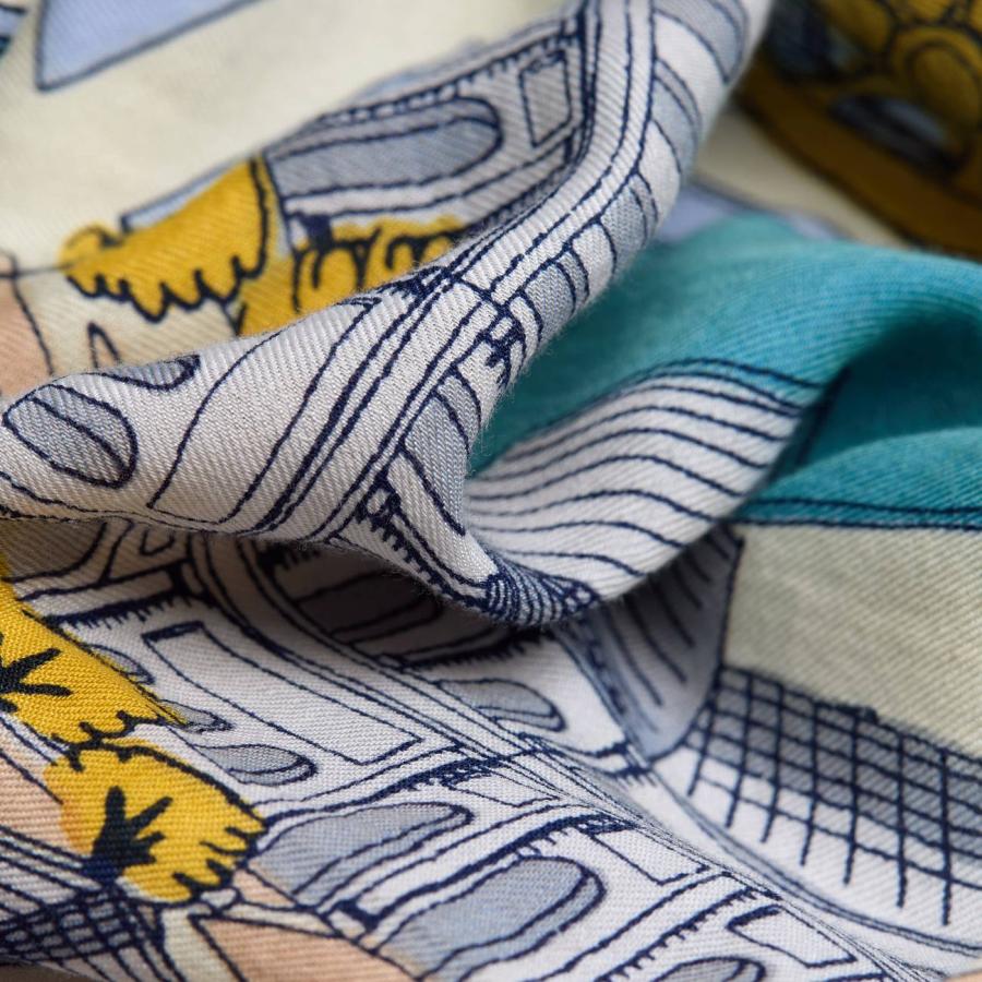 INOUI EDITIONS イヌイエディションズ 72%コットン 28%シルクストール ROME ローマ スカーフ  ET231RO inouitoosh 100cm×190cm イヌイトゥーシュの画像