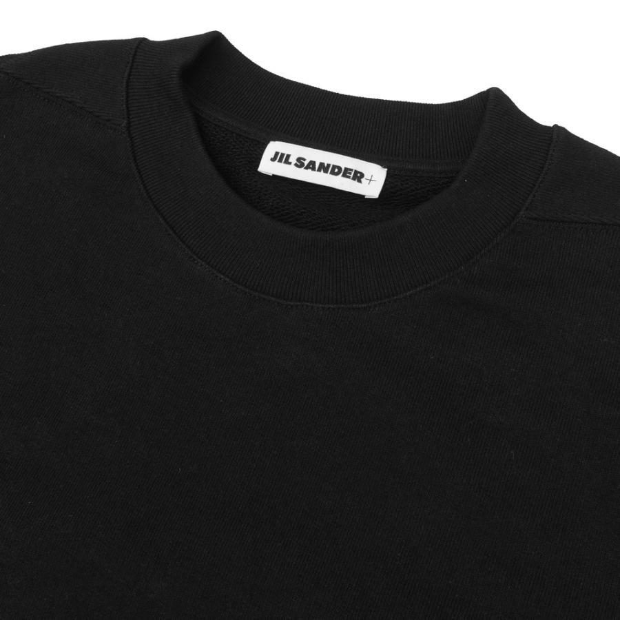 JIL SANDER+ ジルサンダー プラス レディース オーバーサイズロゴ半袖Tシャツ クルーネック J40GC0105 BLACK｜daytripper｜03