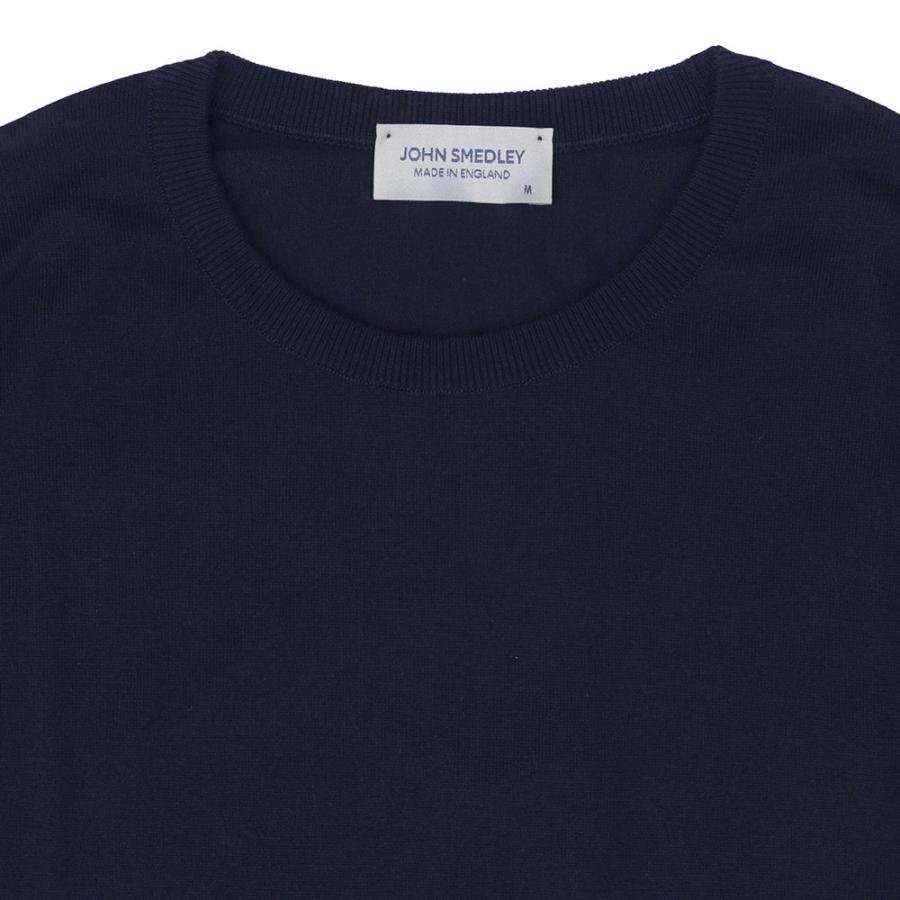 JOHN SMEDLEY ジョンスメドレー KIELL メンズクルーネックシャツ キール Sea Island Cotton100% Crew Neck Shirt モダンフィット プレゼントにも最適