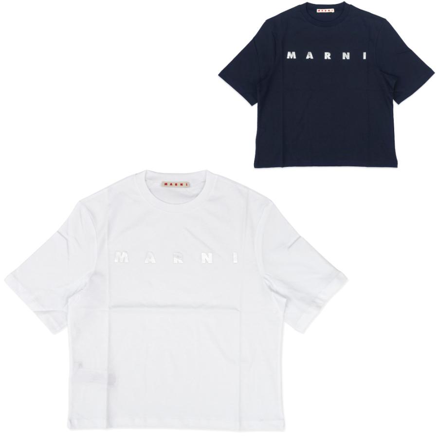 マルニTシャツ ホワイト シルバー ロゴ　ポケット　12Ｙ　S size MARNI（Tシャツ(半袖/袖なし) ・ シルバー/銀色系）のフリマ