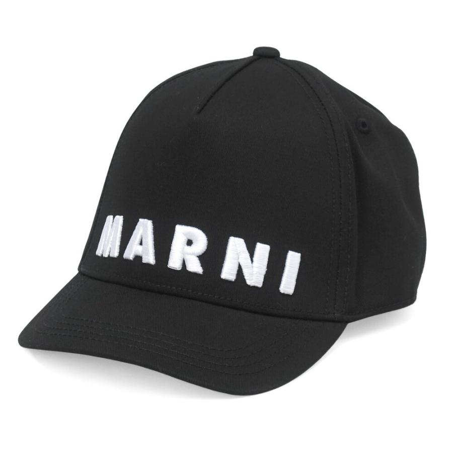 MARNI マルニ キッズ ベースボールキャップ ブラック UnisexCaps MARNI マルニ キッズ ベースボールキャップ ブラック MF38U