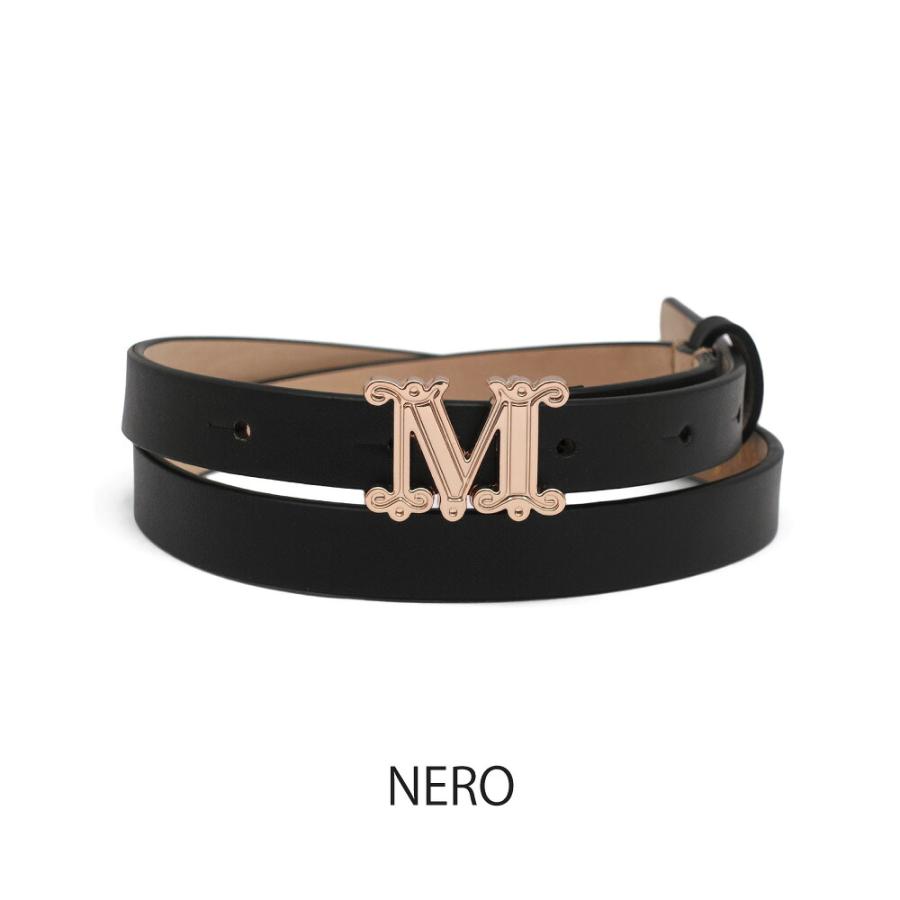 Max Mara（マックスマーラ） Mグラツィアータ カーフレザー ベルト