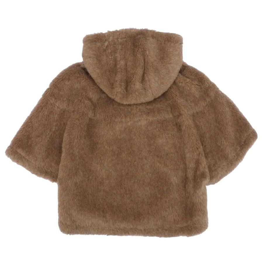 MaxMara マックスマーラ PETALO　 ポンチョ ケープ テディベア マックスマーラ テディベア ペタロ(PETALO) フード付きポンチョ ケープ