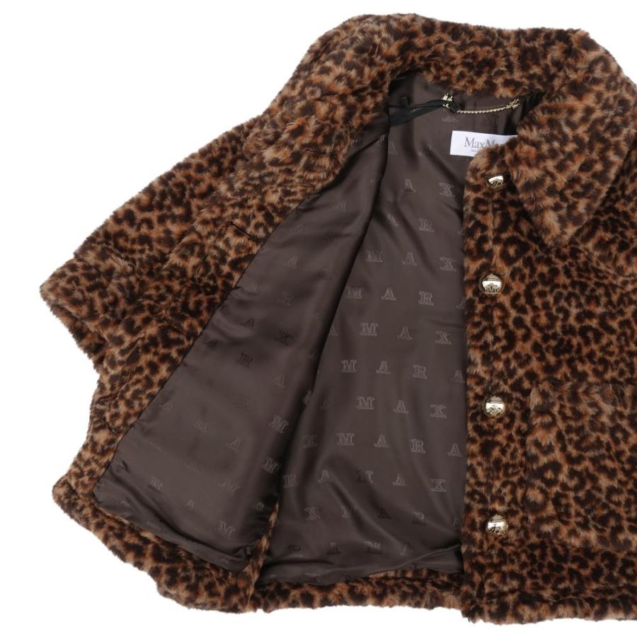 マックスマーラ　MAXMARA　レオパード柄ジップアップブルゾン♪ Max Mara（マックスマーラ） TITTY10 ケープ ティッティ レオパード柄