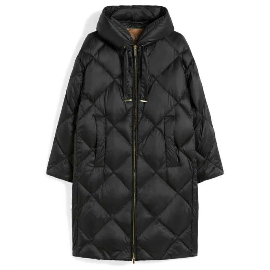 MAX MARA THE CUBE マックスマーラ ザ・キューブ TREFE トレフェ ダウンジャケット コート 2529496045 002 NERO フード 撥水 の商品画像