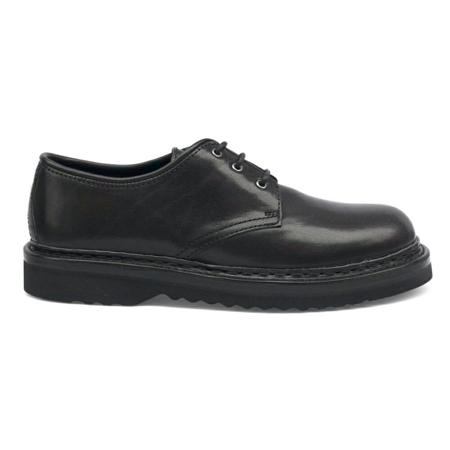 OUR LEGACY アワーレガシー トランプラーシューズ レザー 革靴 TRAMPLER SHOE Black Supple Cow Hide A2257TSBの画像