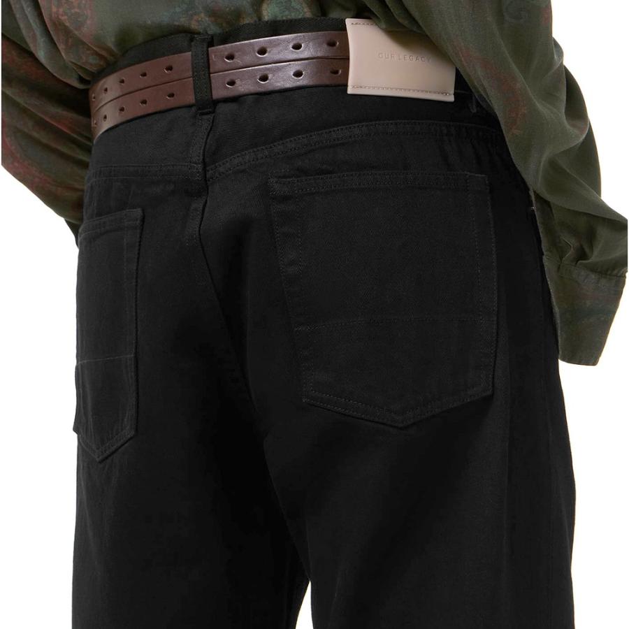 OUR LEGACY アワーレガシー セルビッジデニム THIRD CUT DENIM Black Selvedge M2255TCB ワイドストレートレッグ リラックスフィット ブラックセルビッジの画像