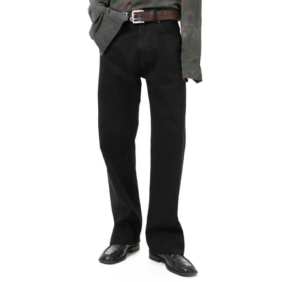 OUR LEGACY アワーレガシー セルビッジデニム THIRD CUT DENIM Black Selvedge M2255TCB ワイドストレートレッグ リラックスフィット ブラックセルビッジの画像