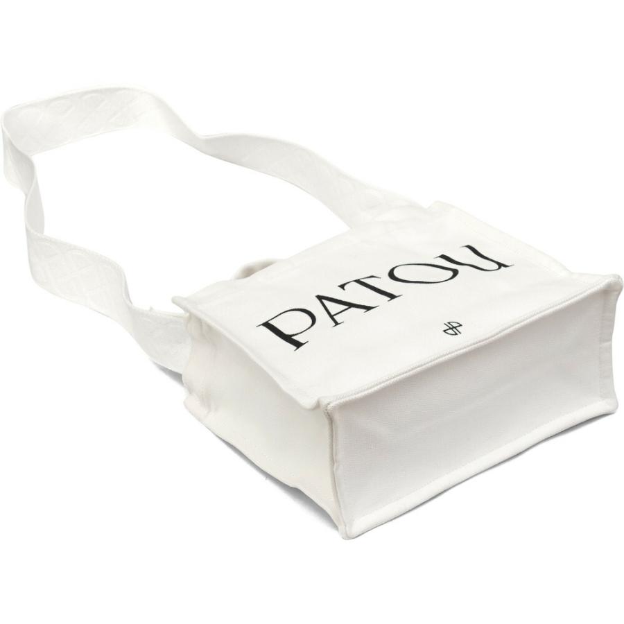 PATOU パトゥ 2WAYオーガニックコットンキャンバストートバッグ ショルダーバッグ AC0250076 090C CREAM｜daytripper｜03