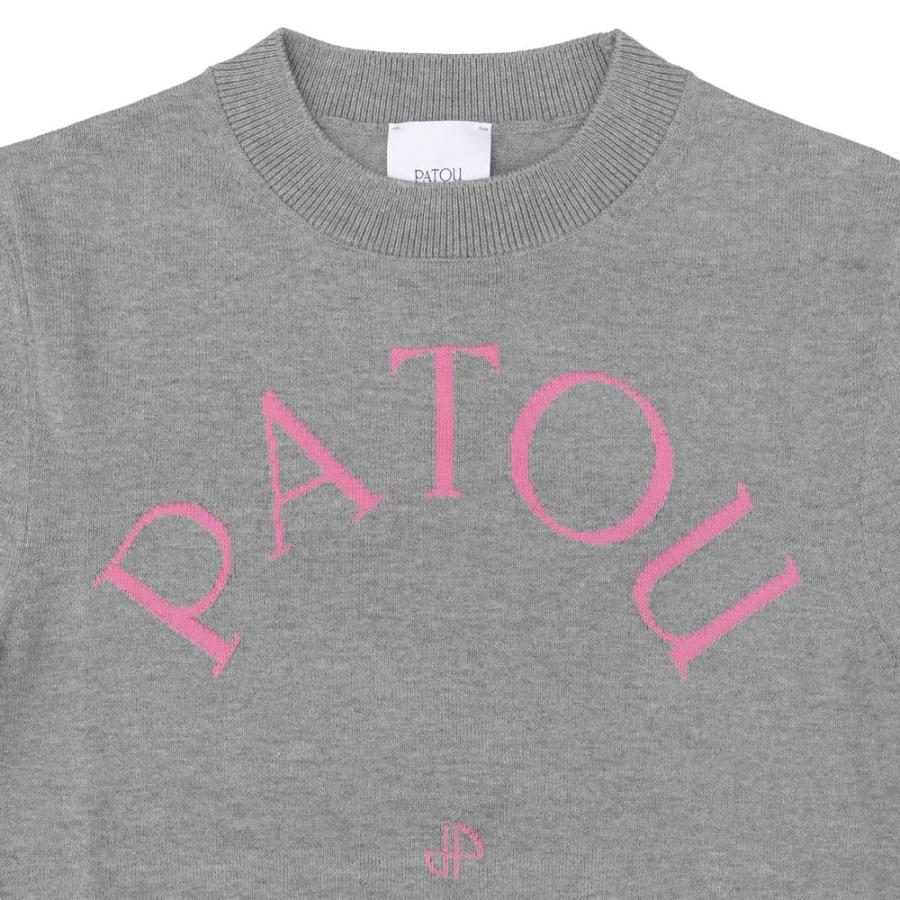 PATOU（パトゥ） エコフレンドリーコットンブレンドジャカードニット