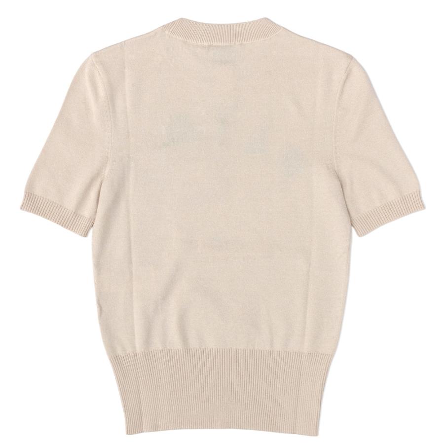 PATOU コットンニット Patou | オーガニックコットン混紡 パトゥジャカードニットトップス