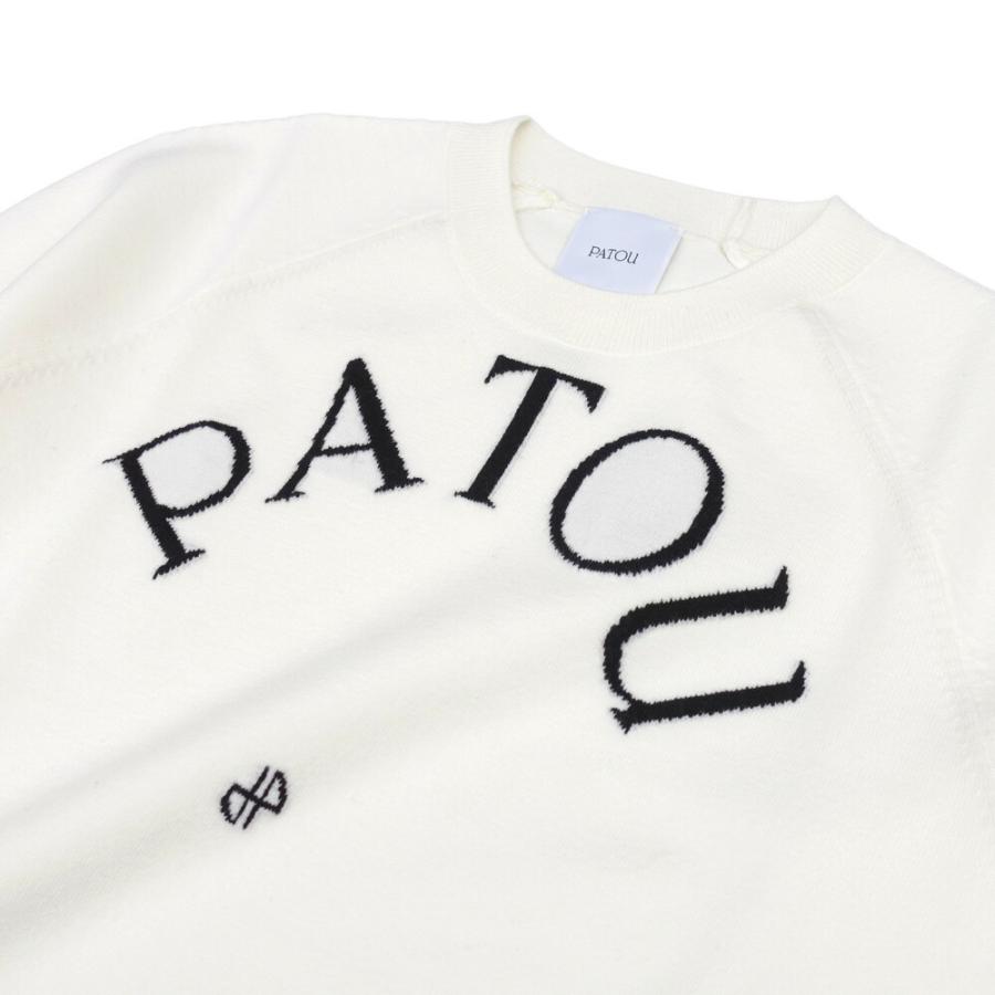 パトゥPATOU ニットセーター長袖ホワイトM-#XG234 陶芸家・唐津焼