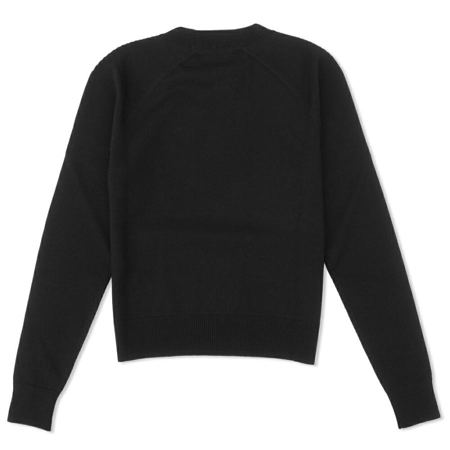 PATOU（パトゥ） クルーネックニットセーター 長袖 ブラック KN1108080