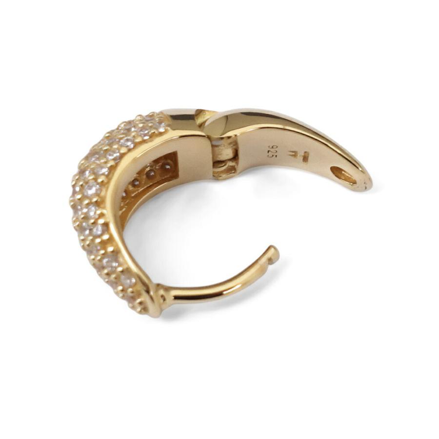 TOM WOOD（トムウッド） アイス・ハギー・ゴールドピアス Ice Huggies