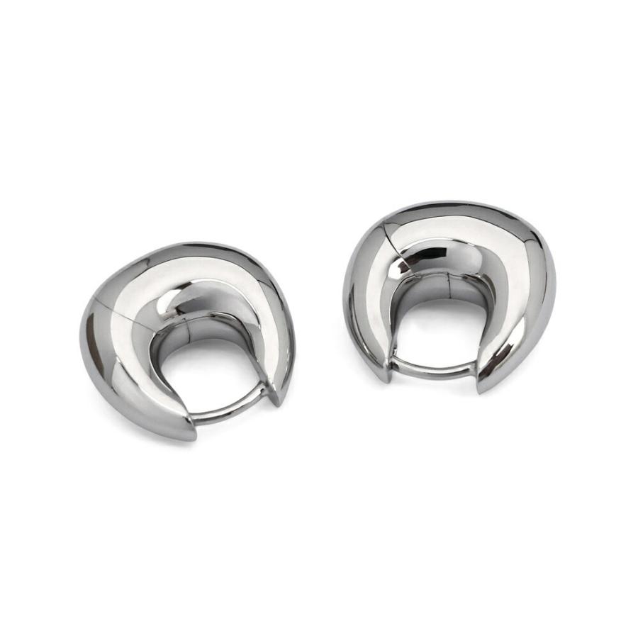 TOM WOOD トムウッド バオフープスモールピアス シルバー Bao Hoops Small SILVER 101288 S925 イヤリング | TOM WOOD | 01