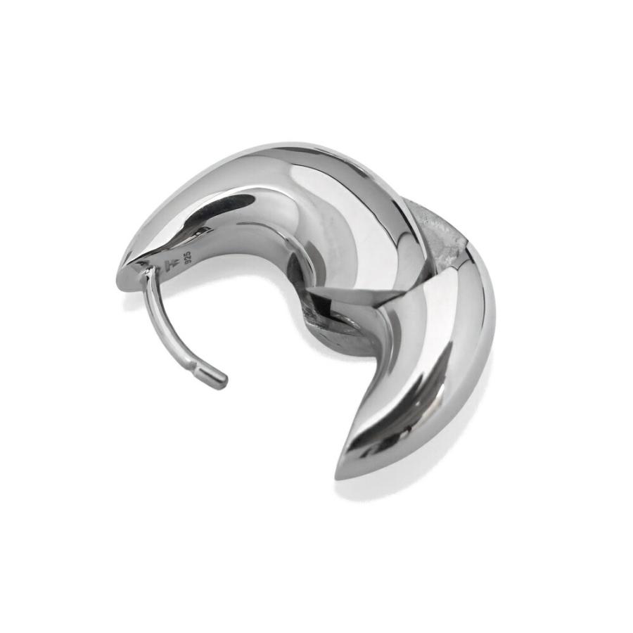 TOM WOOD トムウッド バオフープスモールピアス シルバー Bao Hoops Small SILVER 101288 S925 イヤリング | TOM WOOD | 02