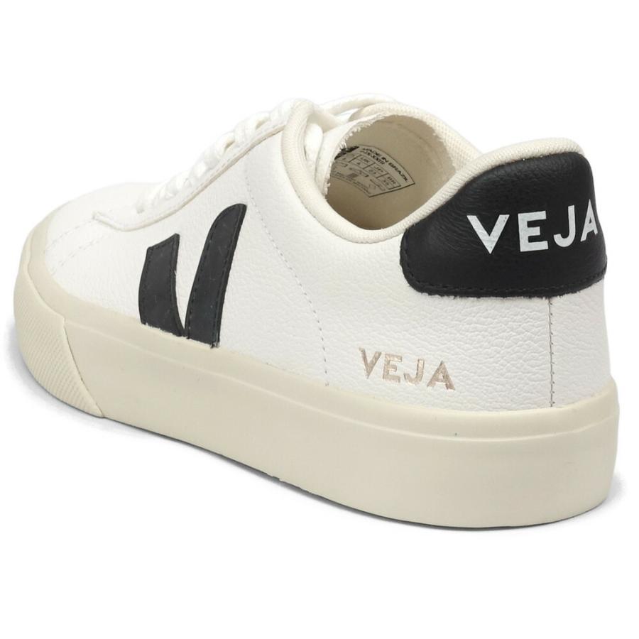 VEJA ベジャ レディース カンポ シューズ スニーカー EXTRA-WHITE BLACK クロムフリーレザー CAMPO CHROMEFREE LEATHER CP0501537A ユニセックス｜daytripper｜03