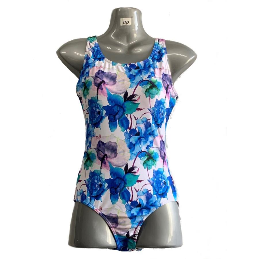 熱販売 Wi Npフィットネス水着 シェイプワンピース 白地 花柄 Blu サイズ 9号 15号 メーカー取り寄せ受注後在庫の有無連絡します フィットネス水着 サイズ 9号 Www We Job Com