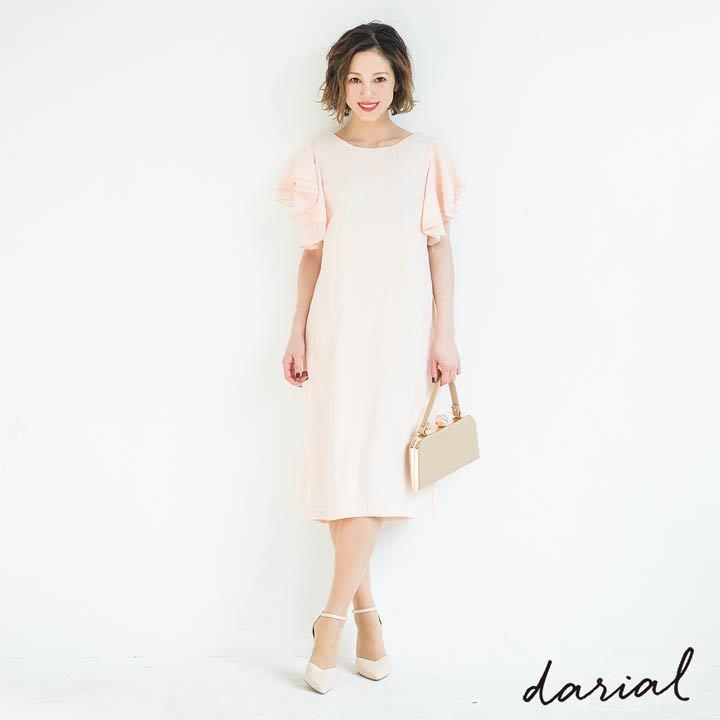 ドレス Darial 大桑マイミ シフォンフレアスリーブワンピースドレス 結婚式 二次会 パーティ レディース パーティードレス フォーマル お呼 4e7d063 Dazzy Store 通販 Yahoo ショッピング