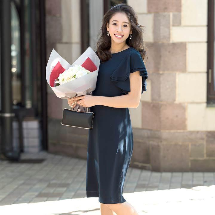 ドレス Darial 大桑マイミ シフォンフレアスリーブワンピースドレス 結婚式 二次会 パーティ レディース パーティードレス フォーマル お呼 4e7d063 Dazzy Store 通販 Yahoo ショッピング