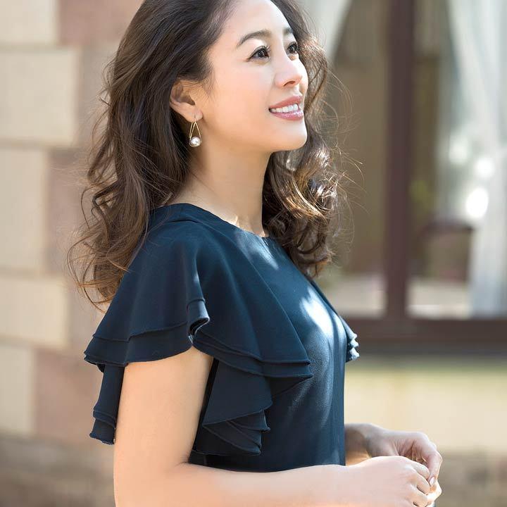 ドレス Darial 大桑マイミ シフォンフレアスリーブワンピースドレス 結婚式 二次会 パーティ レディース パーティードレス フォーマル お呼 4e7d063 Dazzy Store 通販 Yahoo ショッピング