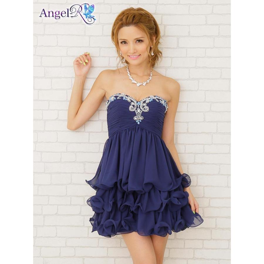 ドレス キャバ キャバドレス ワンピース Angelr 背中編み上げフリルシフォンベアaライン ミニドレス 黄 紺 白 フレア ミニドレス シン Ad Dazzy Store 通販 Yahoo ショッピング