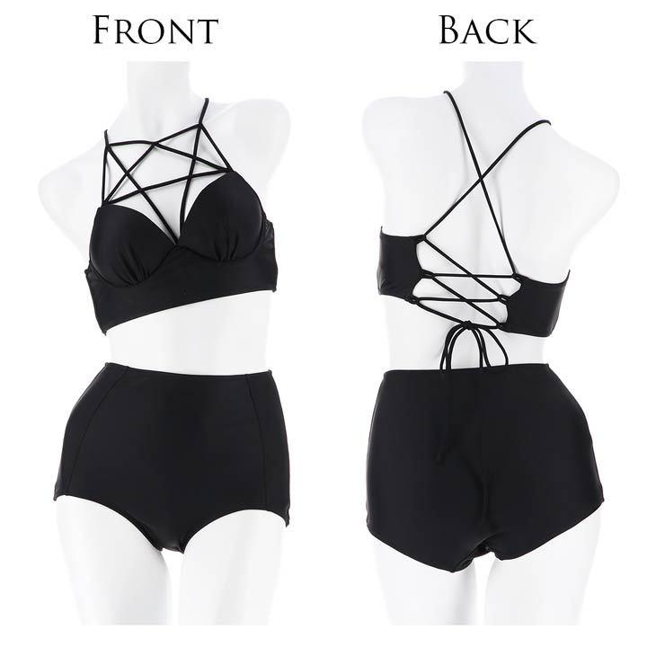 水着 レディース ビキニ レディース えい梨プロデュース ブラック エトワール デビル ビキニ Dazzy Beach Ei Dazzy Store 通販 Yahoo ショッピング