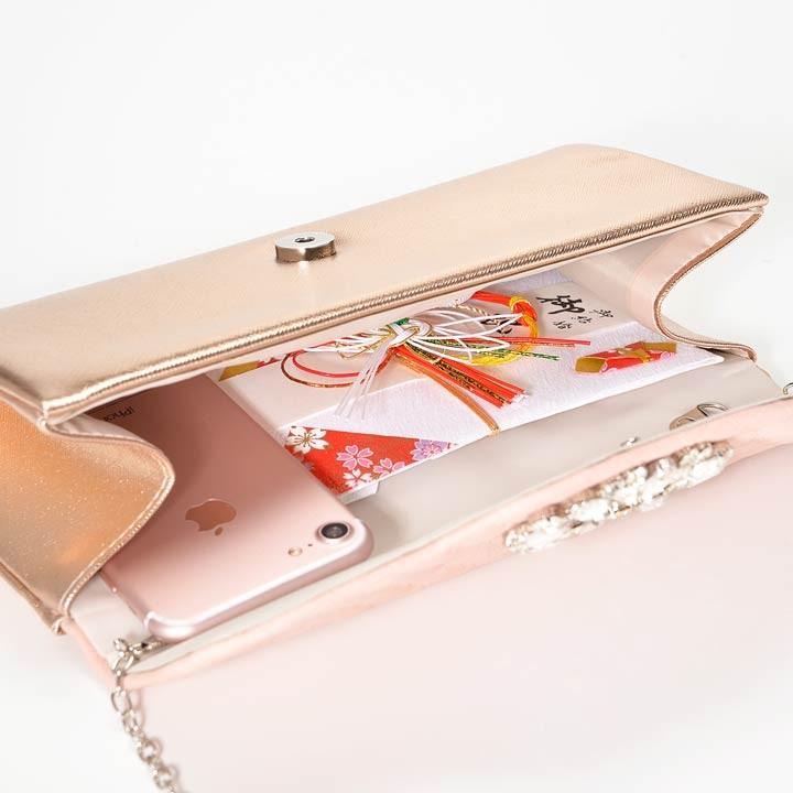 クラッチバッグ 結婚式 2way ビジューモチーフ スエード エナメル クラッチバック 黒 ピンク ゴールド パーティーバッグ ハンドバッグ ショ Hd7d059 Dazzy Store 通販 Yahoo ショッピング