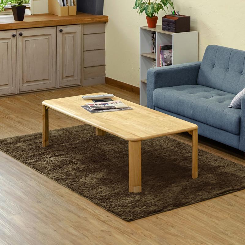 【新品・送料無料】【完成品】継脚付　ウッディテーブル　120×60　BR/NA 継脚付 ウッディテーブル 120×60 BR/NA継脚付 ウッディテーブル 120×60