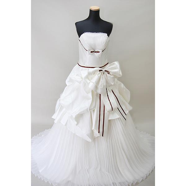 ハリのある純白サテン【お家de試着可】9号 新品・未使用 |  | 01