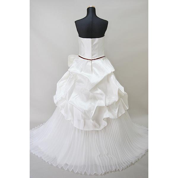 ハリのある純白サテン【お家de試着可】9号 新品・未使用 |  | 05