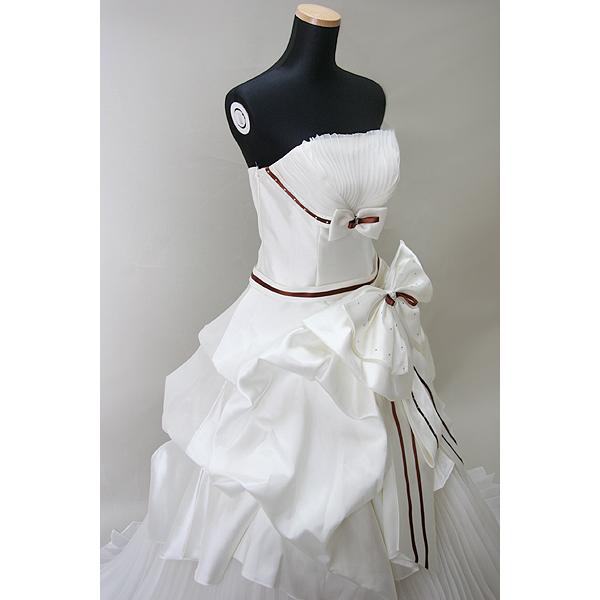 ハリのある純白サテン【お家de試着可】9号 新品・未使用 |  | 08