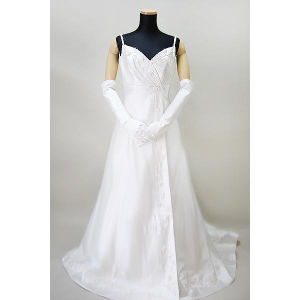 ハリのある純白サテン【お家de試着可】9号 新品・未使用 |  | 01