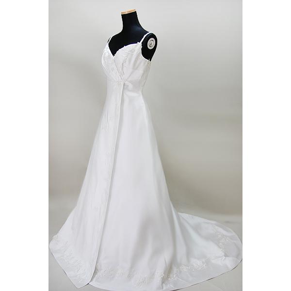 ハリのある純白サテン【お家de試着可】9号 新品・未使用 |  | 03