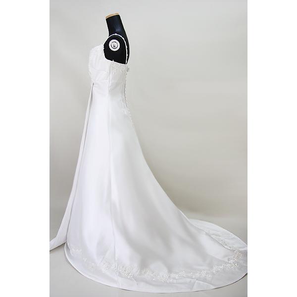 ハリのある純白サテン【お家de試着可】9号 新品・未使用 |  | 05