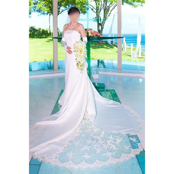 ロングトレーン【お家de試着可】9号 ワンオーナー クリーニング済 |  | 10