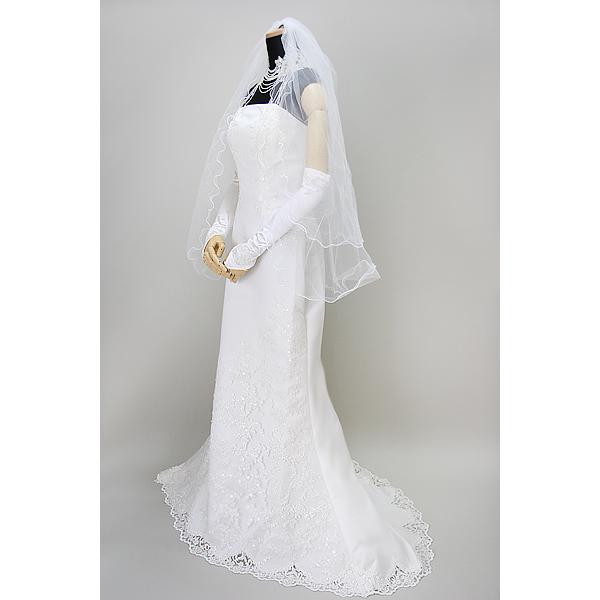 ロングトレーン【お家de試着可】9号 ワンオーナー クリーニング済 |  | 03