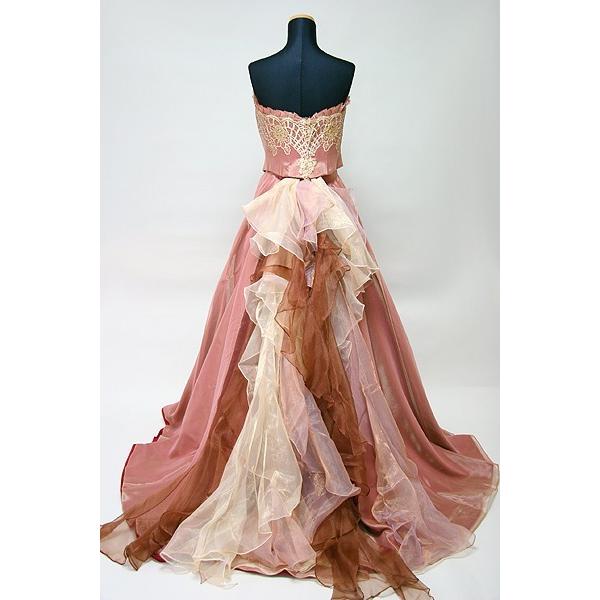 カラードレス Aライン 姫系 ゴージャス系 デザイナーデザイン 10号 ワンオーナー クリーニング済【お家de試着可】 |  | 03